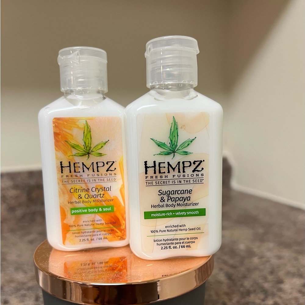 New: Bundle of 2 Moisturizers: Sugarcane & Papaya and Citrine Crystal & Quartz